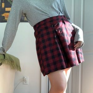 H&M Plaid Skirt - Size 8